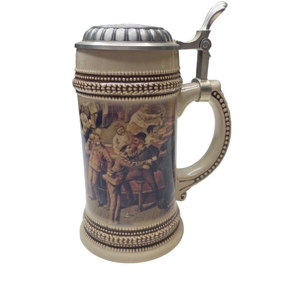 Paul Sebastian 1999 Lidded German Beer Stein Limited Edition Made in Germany - Picture 3 of 8
